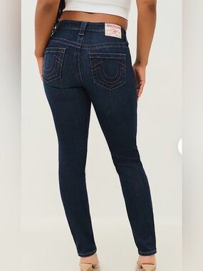True religion Jennie mid rise super skinny denim jeans NEW RV $159